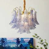 Colorful Murano Style Chandelier – Ambient Illumination in Luxury Interior Setting View 13