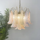 Colorful Murano Style Chandelier – Ambient Illumination in Luxury Interior Setting View 9