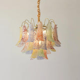 Colorful Murano Style Chandelier – Ambient Illumination in Luxury Interior Setting View 27