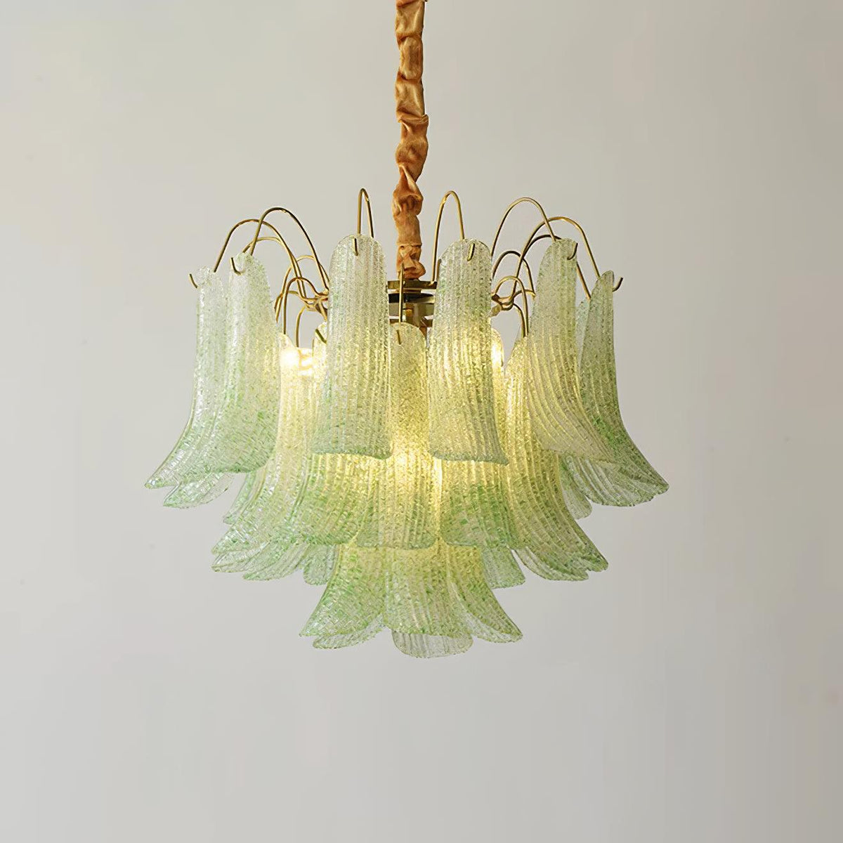 Colorful Murano Style Chandelier – Ambient Illumination in Luxury Interior Setting View 22