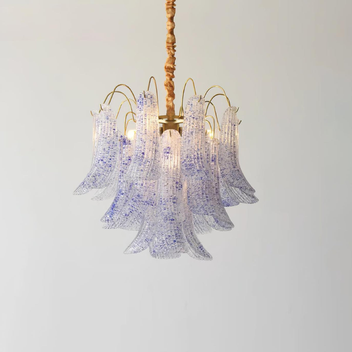 Colorful Murano Style Chandelier – Ambient Illumination in Luxury Interior Setting View 17