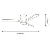 Vento Lumina 42"/48"/52" Ceiling Curated Iron & – architectural ceiling profile