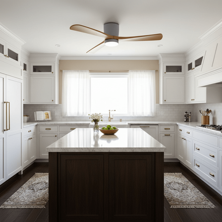 Vento Lumina Fan Flush Mount