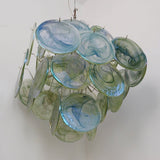 Mouth-Blown Frosted Glass craftsmanship detail on Verdant Bloom Glass Curated Mouth-Blown Frosted