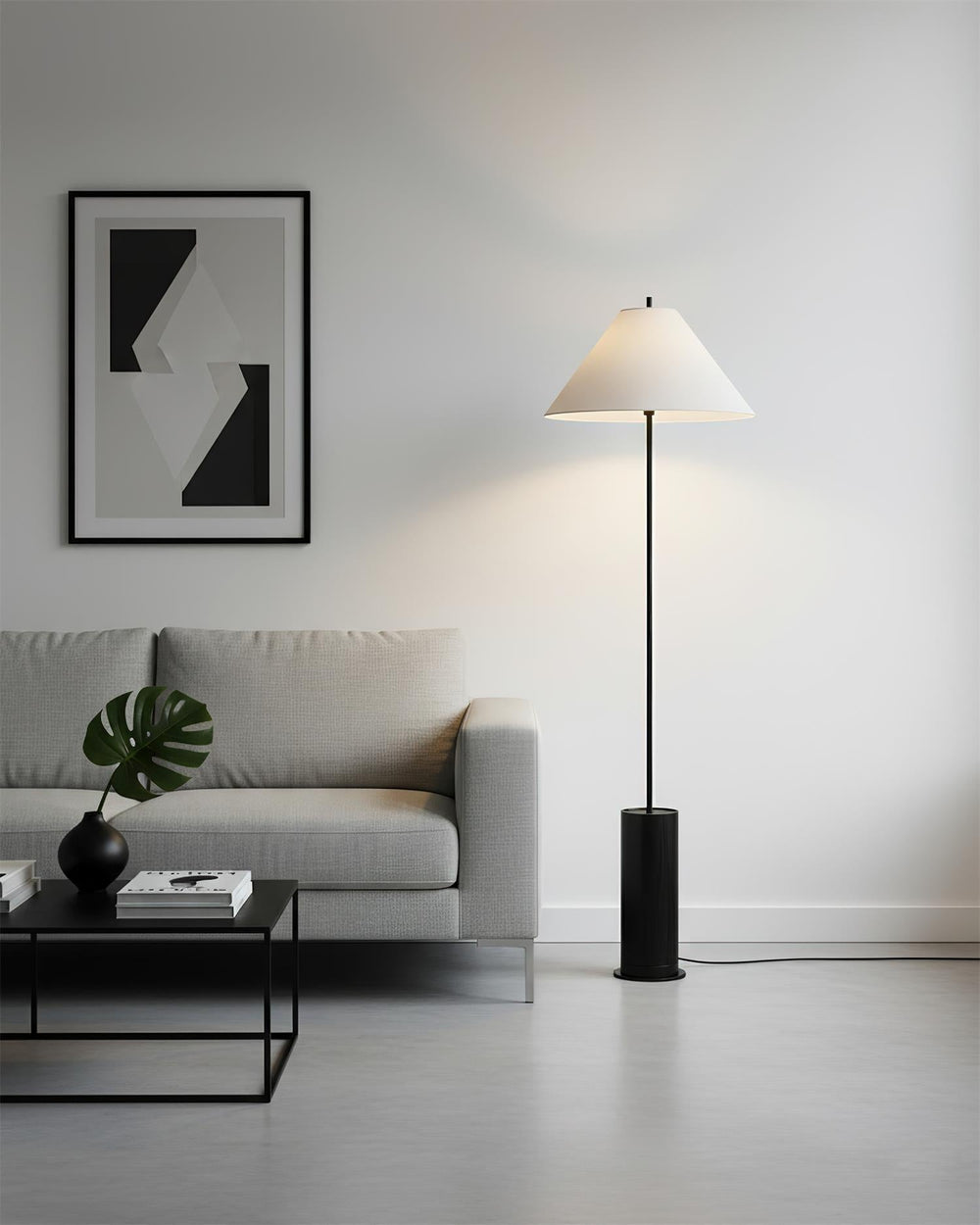 Verdant Curated Iron & Glass Floor Lamp