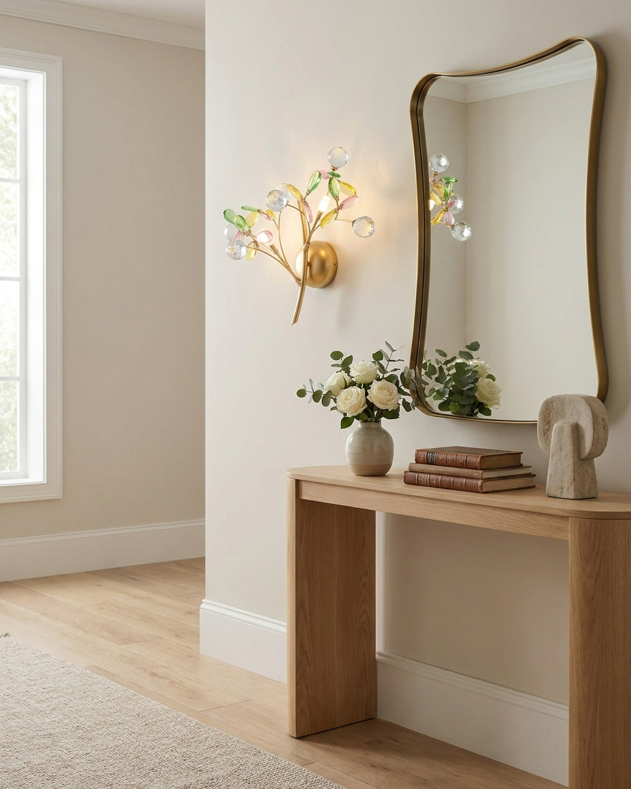 Verdelle Curated Mouth-Blown Frosted Glass Wall