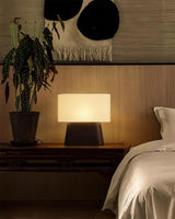 Vero Wood Curated Solid Hardwood Table Lamp – macro detail view #1