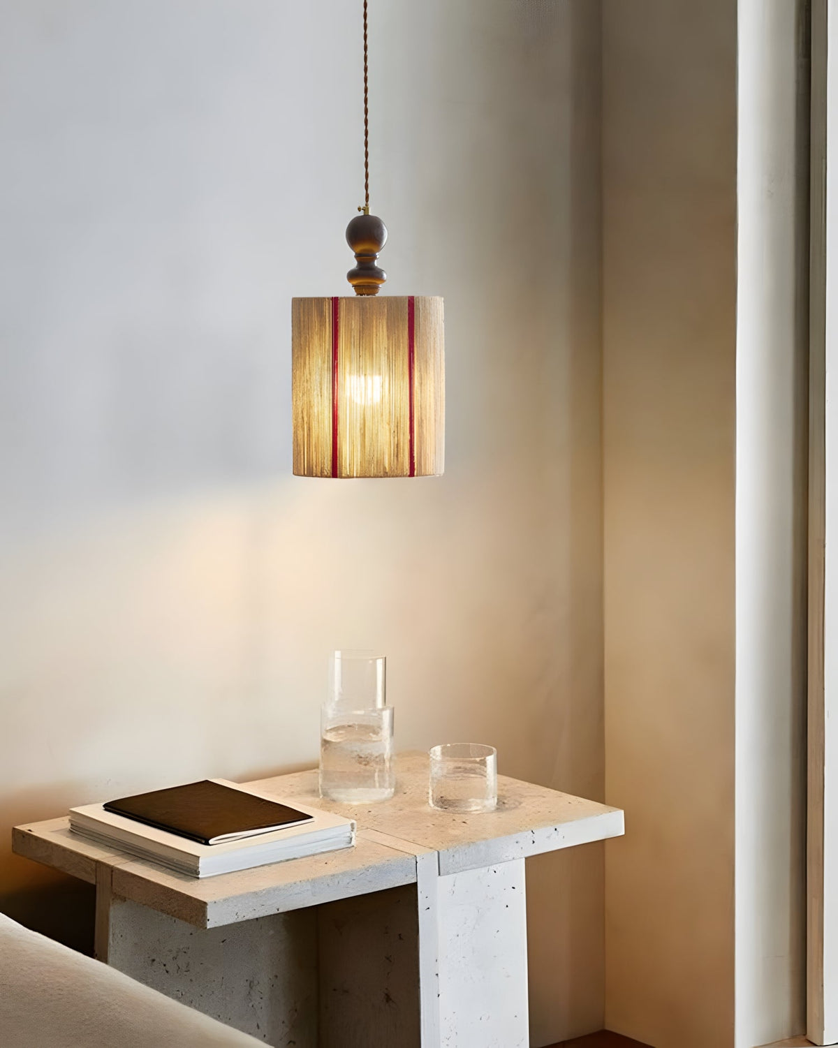 Iron & Glass craftsmanship detail on Verticalis Curated Iron & Glass Pendant Light