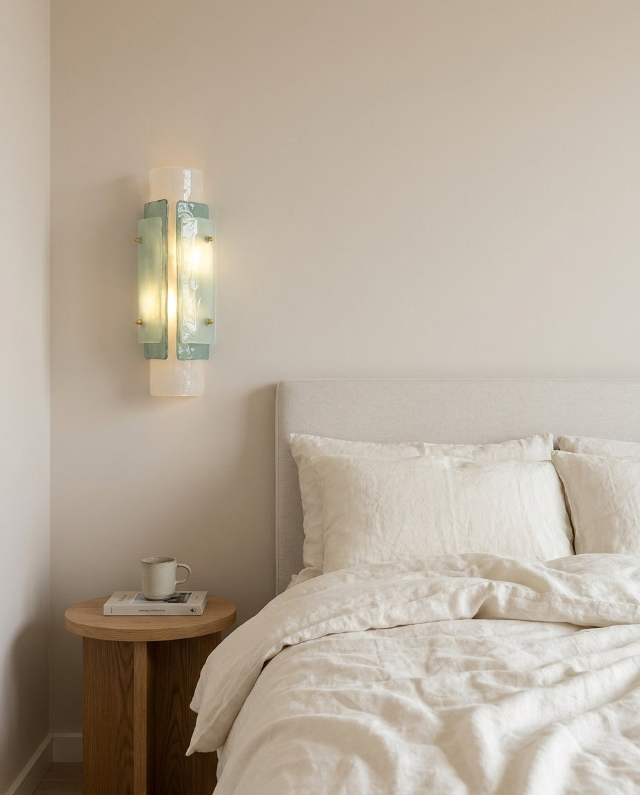 Veyron Curated Mouth-Blown Frosted Glass Wall Sc