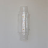 Veyron Curated Mouth-Blown Frosted Glass Wall Sc – illuminated warm ambiance setting #1