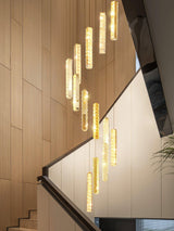 Villa Forci Curated K9 Bohemian Crystal Chandeli – handcrafted surface texture