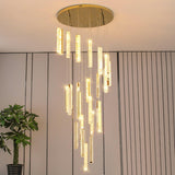 Villa Forci Curated K9 Bohemian Crystal Chandeli installed in residential dining space
