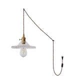 Vines Curated Mouth-Blown Frosted Glass Pendant – Dia 22cm x H 13.5cm  ∅ 9.8 x H 4.9 finish configuration #1