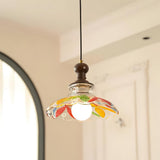 Vionette Curated Mouth-Blown Frosted Glass Penda – Dia 28cm x H 20cm  ∅ 11 x H 7.8 finish configuration