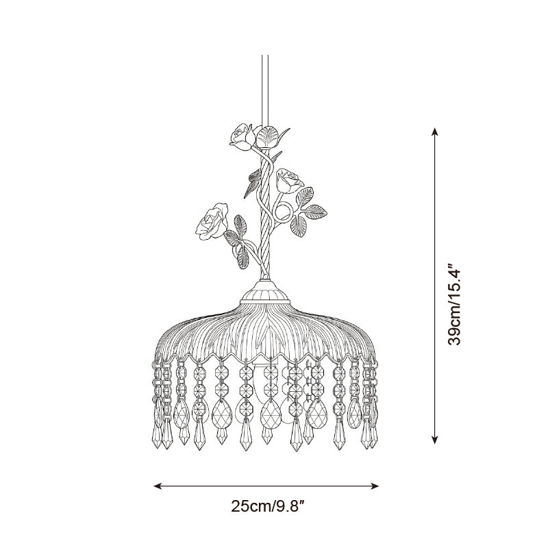 Virelia Rose Pendant Light – Ambient Illumination in Luxury Interior Setting View 6