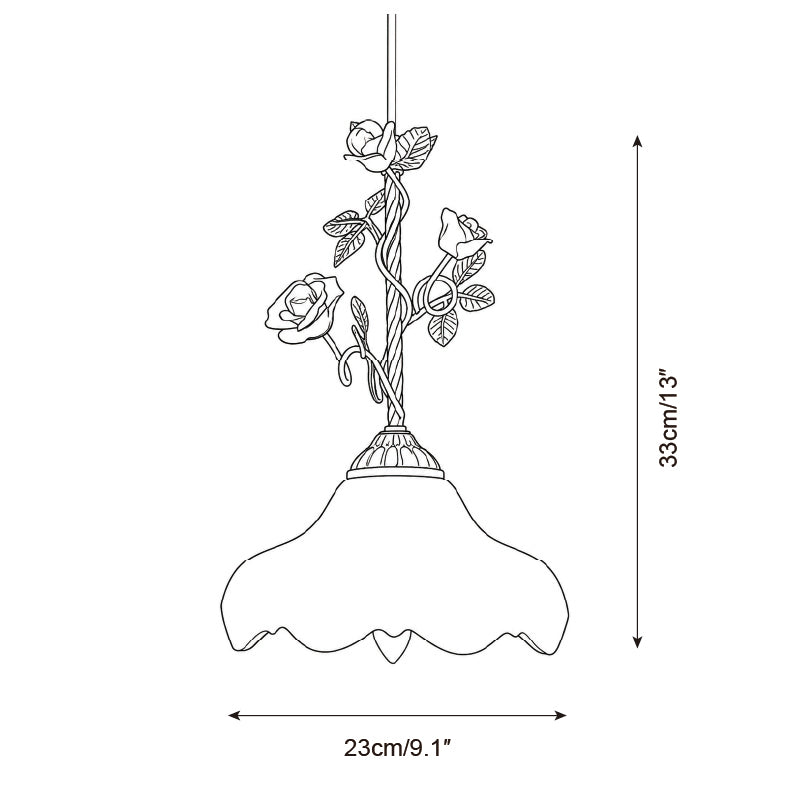 Virelia Rose Pendant Light – Ambient Illumination in Luxury Interior Setting View 8