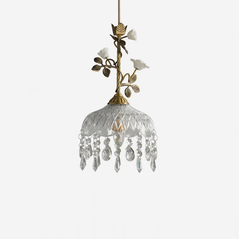Virelia Rose Pendant Light – Handcrafted Architectural Luxury Lighting Fixture