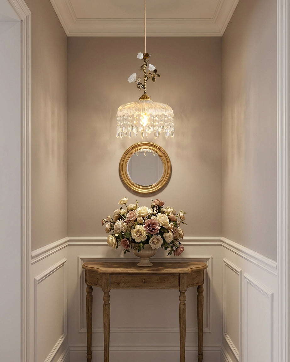 Virelia Rose Pendant Light – Ambient Illumination in Luxury Interior Setting View 11