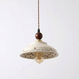 Virella Curated Solid Brass Pendant Light warm illuminated room view