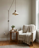 Virella Curated Solid Brass Pendant Light – architectural ceiling profile