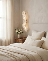 Virelle Alabaster Curated Alabaster Wall Sconce – architectural ceiling profile