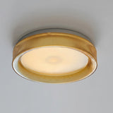 Virello Curated Amber Art Glass Flush Mount Ceil – Dia 35cm x H 9cm  ∅ 13.7 x H 3.5 finish configuration