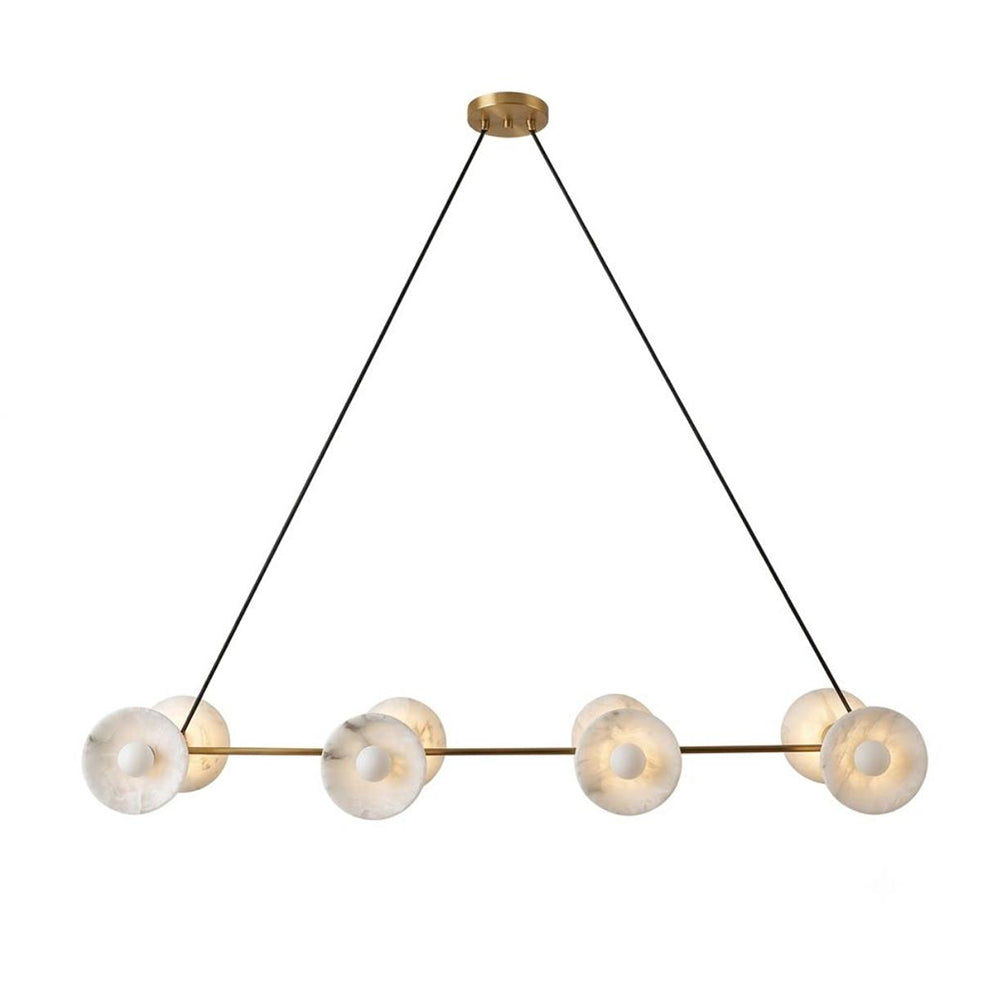 Vireo Alabaster Curated Alabaster Chandelier – 8 Heads L 107cm x H 120cm L 42 x H finish configuration