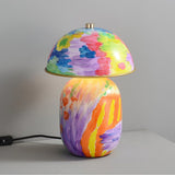Black Walnut Wood Table Lamp View 10 | Vividra Mushroom Table Lamp - Walnut | JINSHE | JINSHE