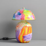 Black Walnut Wood Table Lamp View 11 | Vividra Mushroom Table Lamp - Walnut | JINSHE | JINSHE