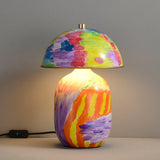 Black Walnut Wood Table Lamp View 12 | Vividra Mushroom Table Lamp - Walnut | JINSHE | JINSHE
