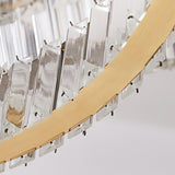 Vortex Curated K9 Bohemian Crystal Chandelier – full fixture elevation view