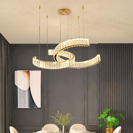 Modern Vortex Chandelier