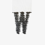 Charcoal Chandeliers W Curated Iron & Glass Chan – Iron & Glass Chandelier
