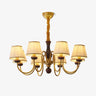 Walden Pleat Curated Solid Hardwood Chandelier