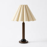 Waldena Curated Iron & Glass Table Lamp – spatial dining room perspective