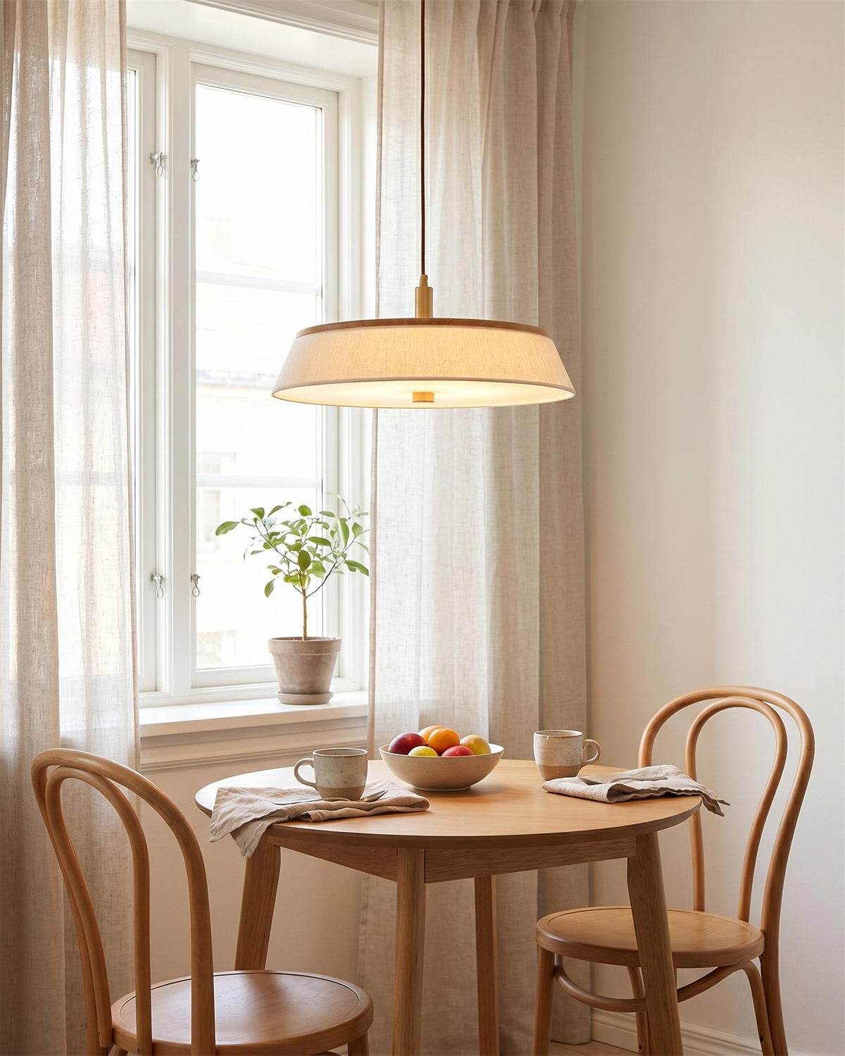 Walnette Pendant Light – Ambient Illumination in Luxury Interior Setting View 10