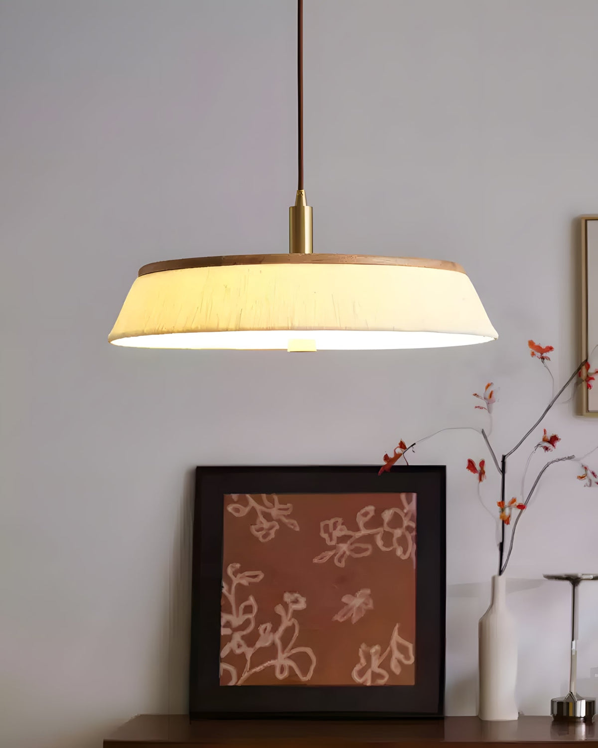 Walnette Pendant Light – Ambient Illumination in Luxury Interior Setting View 11