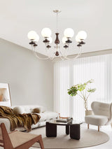 Retro Monique Curated Mouth-Blown Frosted Glass – side angled contour profile