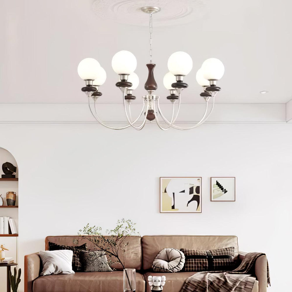 Retro Monique Curated Mouth-Blown Frosted Glass