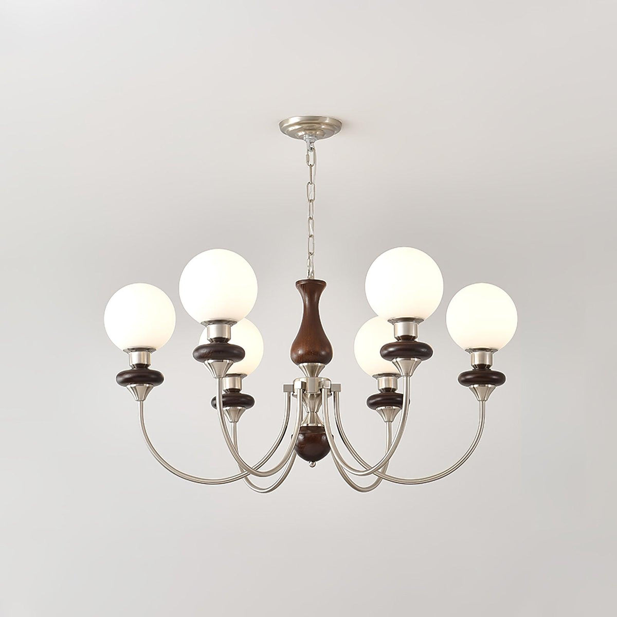 Retro Monique Curated Mouth-Blown Frosted Glass – dimensional scale reference #1