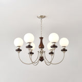 Retro Monique Curated Mouth-Blown Frosted Glass – dimensional scale reference #1