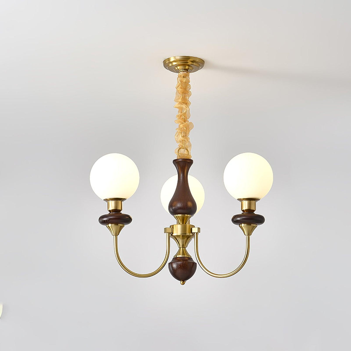 Retro Monique Curated Mouth-Blown Frosted Glass – architectural ceiling profile #1