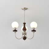 Retro Monique Curated Mouth-Blown Frosted Glass – illuminated warm ambiance setting #1