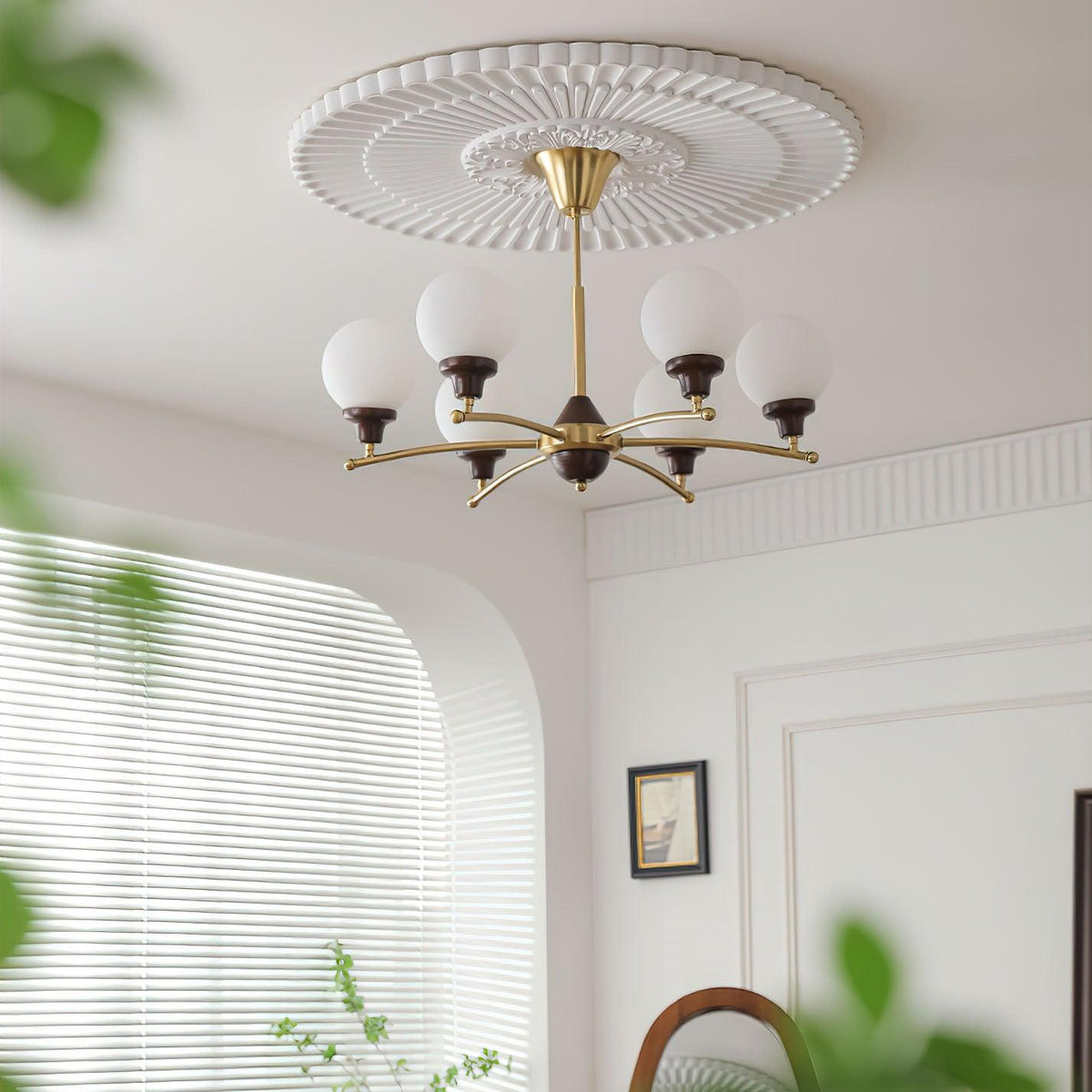 Walnut Glass Ball Curated Mouth-Blown Frosted Gl – structural canopy joint detail