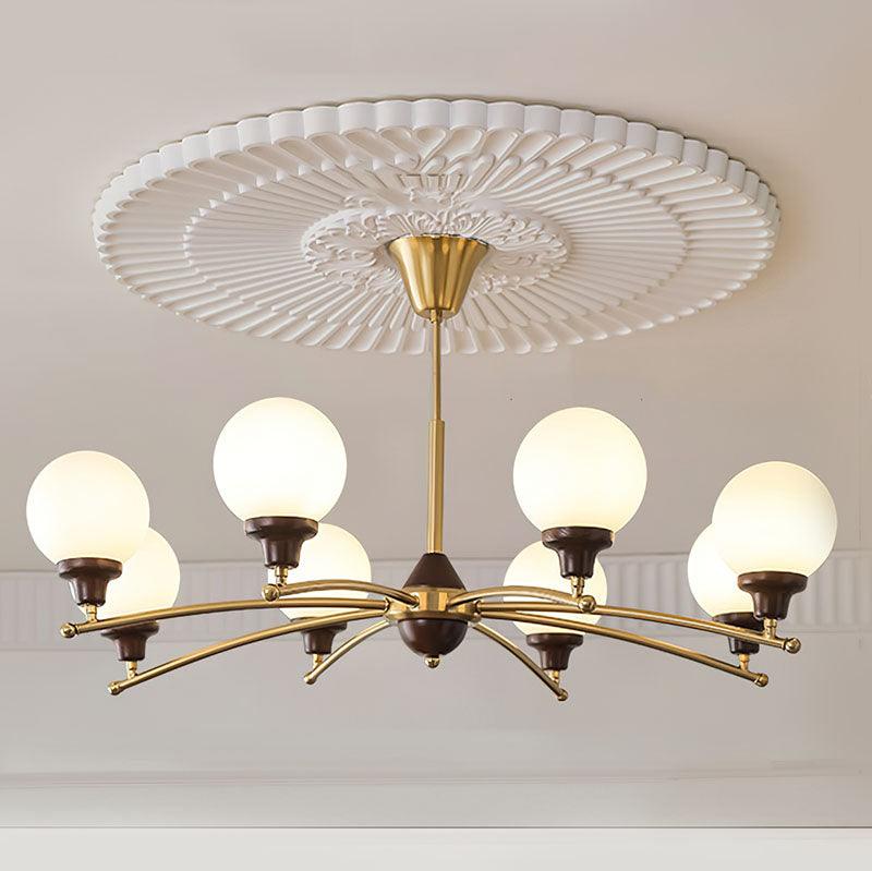 Walnut Glass Ball Curated Mouth-Blown Frosted Gl