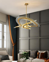 Waltz Art Chandelier – Ambient Illumination in Luxury Interior Setting View 3
