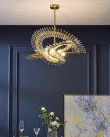 Waltz Art Chandelier – Ambient Illumination in Luxury Interior Setting View 7