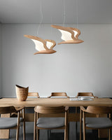 Modern Warbler Chandelier – Handcrafted Material Texture and Detail View