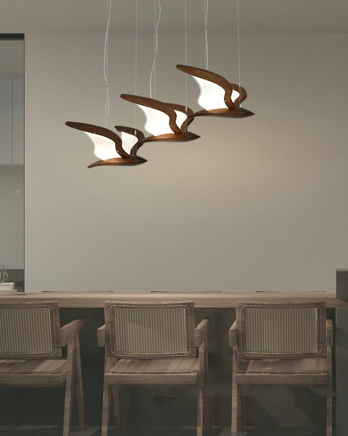Modern Warbler Chandelier – Ambient Illumination in Luxury Interior Setting View 5