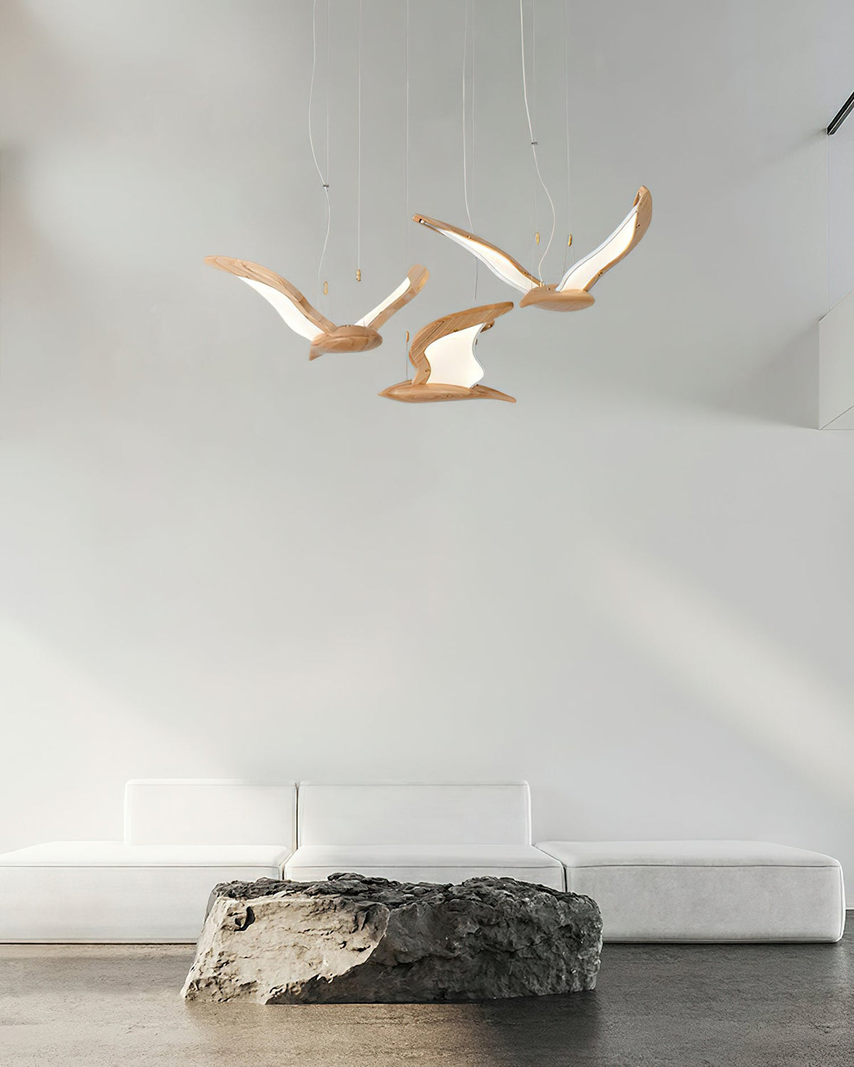 Modern Warbler Chandelier – Ambient Illumination in Luxury Interior Setting View 13